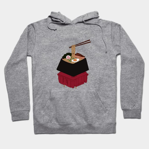 Mechanical Keyboard Ramen Artisan Keycap and Switch Hoodie by Charredsky